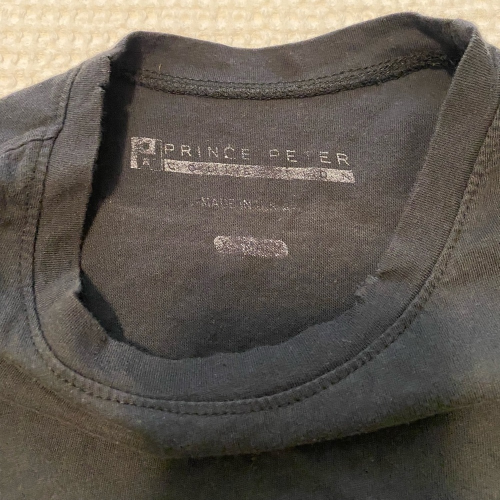 Prince Peter black distressed t shirt - Picture 3 of 5